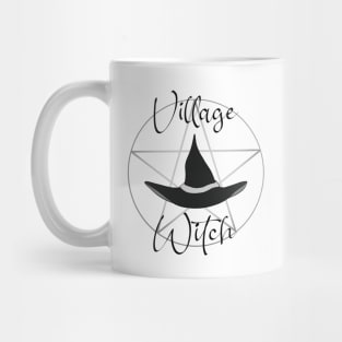 Village Witch Hat And Pentacle Mug